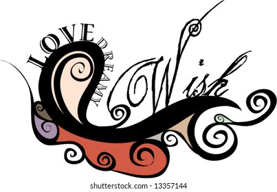 Dream Wish Love Vector