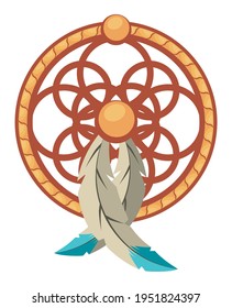 dreamcatcher amulet wild west icon