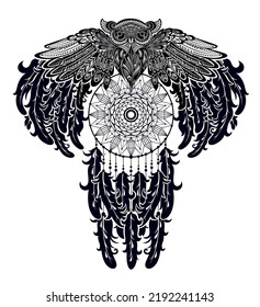 Oveja negra y blanca. Ilustración de línea de vector