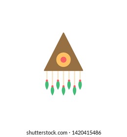 Dreamcatcher color icon. Element of boho color icon. Premium quality graphic design icon. Signs and symbols collection icon for websites, web design, mobile app