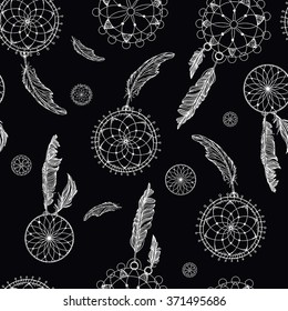 The dreamcatcher is then decorated with sacred items such as feathers and beads.Dream catcher 