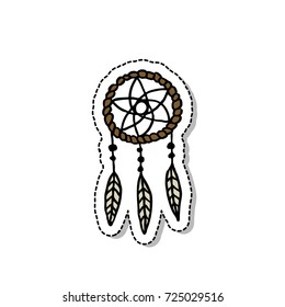 dreamcatcher doodle icon