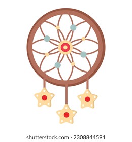 Icono de Dreamcatcher en estilo plano 