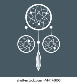 Dream-catcher icon illustration - stock vector