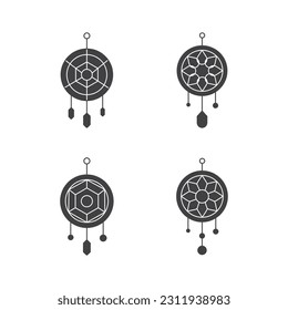 Dreamcatcher Icon Set Vector Design.