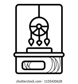 Dreamcatcher icon vector