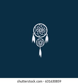 Dreamcatcher icon.Mandala