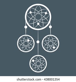 Dream-catcher illustration - stock vector