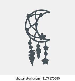 Free Free 134 Moon Dream Catcher Svg Free SVG PNG EPS DXF File