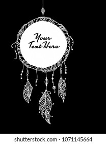 Dreamcatcher, sketch for your design