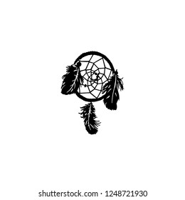 dreamcatcher vector icon. dreamcatcher sign on white background. dreamcatcher icon for web and app