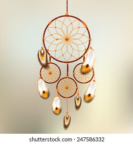  dreamcatcher vector illustration