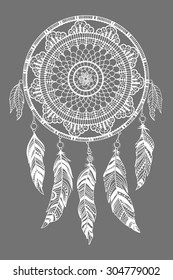 Dreamcatcher, vector illustration