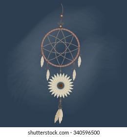 Dreamcatcher vector illustration