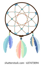 Dream-catcher vector illustration