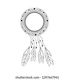 dreamcatcher vector isolated