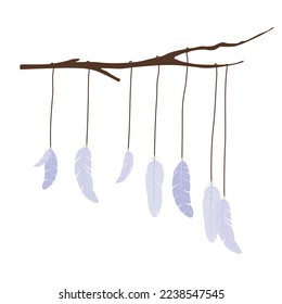 dreamcatcher vector stock illustration. Boho style. For  wedding invitations, greeting cards, quotes, blogs, posters and more.