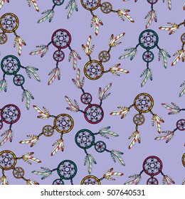 Dreamcatchers background multicolor