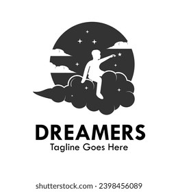 Dreamers design logo template illustration