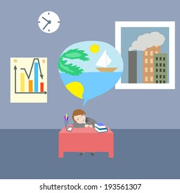 Dreaming  Clerk
