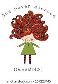 Dreaming girl