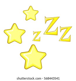 Dreaming icon. Cartoon illustration of dreaming vector icon for web