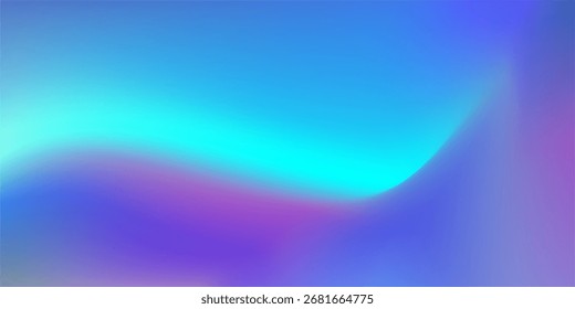 Gradiente azul y púrpura de ensueño con fondo Abstractas suave de la luz del neón