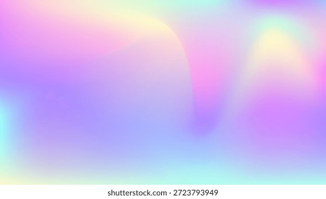 Dreamlike Gradient. Vaporwave Texture. Purple Retro Background. Soft Futuristic Brochure. Digital Card. Hologram Texture. Fantasy Mesh. Pop Image. Pink Dreamlike Gradient