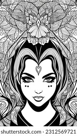 Dreams and Aspirations: Ambitious Woman's Face