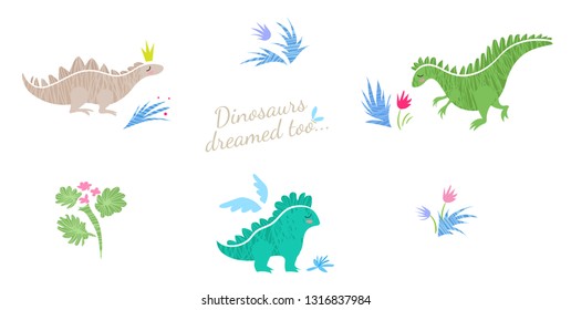 Dreams of cute dinosaurs