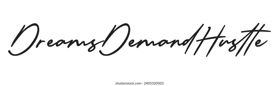 los sueños demandan texto con movimiento sobre fondo blanco.