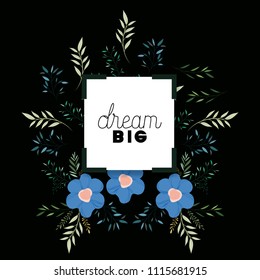 dreams message with hand made font