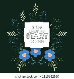 dreams message with hand made font