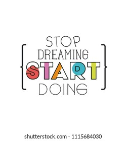 dreams message with hand made font