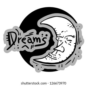Dreams relax moon