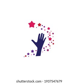 Dreams star logo vector design