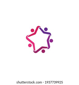 Dreams star logo vector design