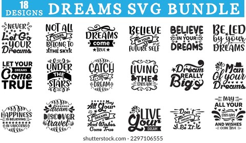 dreams svg bundle, dreams svg design