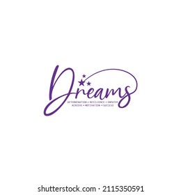 dreams t shirts vector image designs template