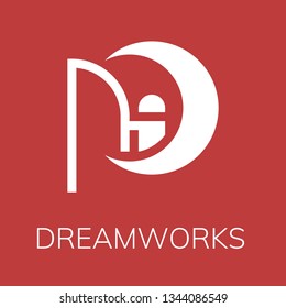  Dreamworks Icon. Editable  Dreamworks Icon For Web Or Mobile.