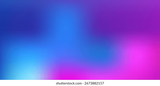 Um gradiente abstrato e sonhador que combina roxos, azuis e rosas vibrantes — perfeito para planos de fundo futuristas ou inspirados em tecnologia.