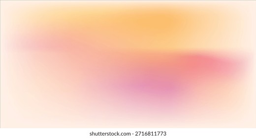 Fondo abstracto de ensueño del cielo de la puesta del sol que presenta una mezcla suave de tonos amarillo pastel naranja y rosa que crean una atmósfera calmante cálida para proyectos de diseño creativos y Fondos de pantalla
