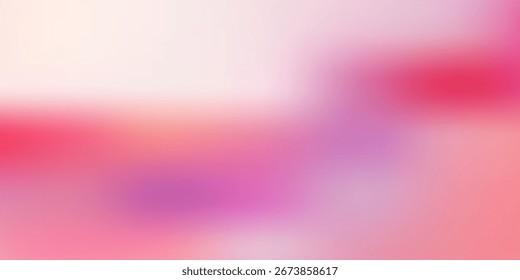 Una mezcla de ensueño de suaves rosas, púrpuras y cálidos tonos melocotón, que recuerda a una puesta de sol que se derrite en nubes esponjosas.