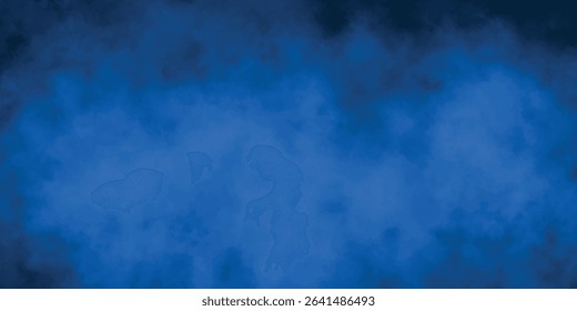 Dreamy Blue Mist and Shadow Overlay for Atmospheric Visual Design


