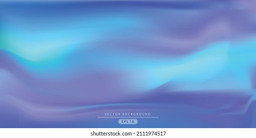 Dreamy Blue Purple Vibrant Abstract Gradient Fluid Blurred Minimalistic Background. Trendy Light leak Neon Sky, Water Color Overlay Design Element.Modern Backdrop for Poster,Flyer, Brochure. EPS10