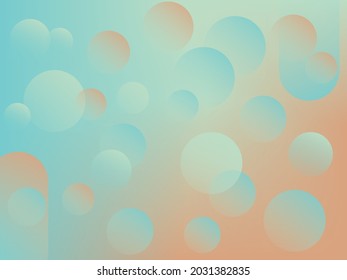 Dreamy Bubble Abstract Background Design