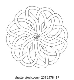 Dreamy Celtic mandala Details colouring book page for KDP book interior. Peaceful Petals, Ability to Relax, Brain Experiences, Harmonious Haven, Peaceful Portraits, Blossoming Beauty mandala design.