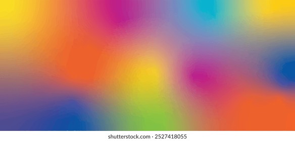 Dreamy Color Blend Abstract Background Vibrant gradient with smooth transitions of yellow pink blue and green creating a soft dreamy ambiance  Perfect for digital design presentations and creative pro