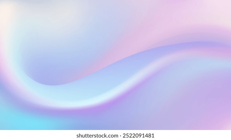 Dreamy and ethereal abstract background with flowing iridescent waves. Perfect for beauty, fashion, and fantasy designs.