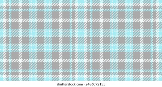 Tejido de ensueño a cuadros de textura, tartán de Vector de fondo pequeño. Patrón de falda sin fisuras de textil en gris oscuro y paleta de colores cian.
